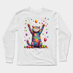 Carnival Cat Long Sleeve T-Shirt